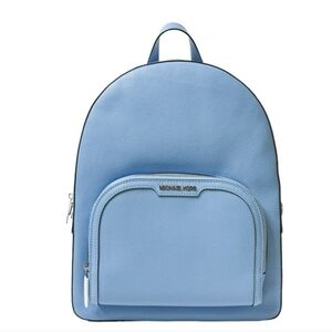 Michael Kors Jaycee Medium Zip Pocket Backpack Chambray